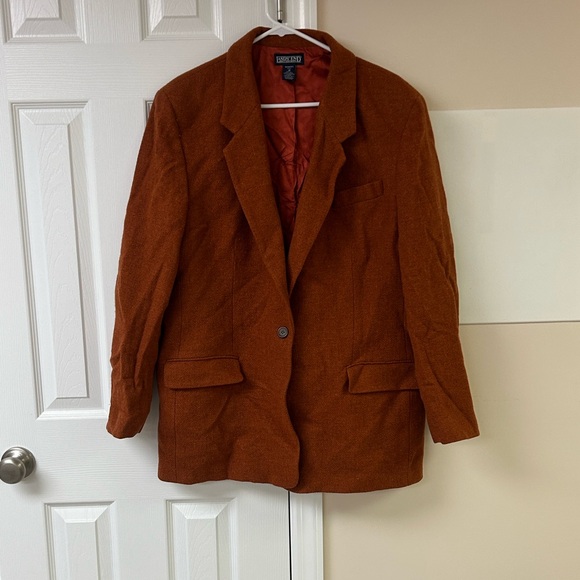 Lands' End Jackets & Blazers - Vintage Lands’ End Women’s Blazer Wool Blend 18 Tall